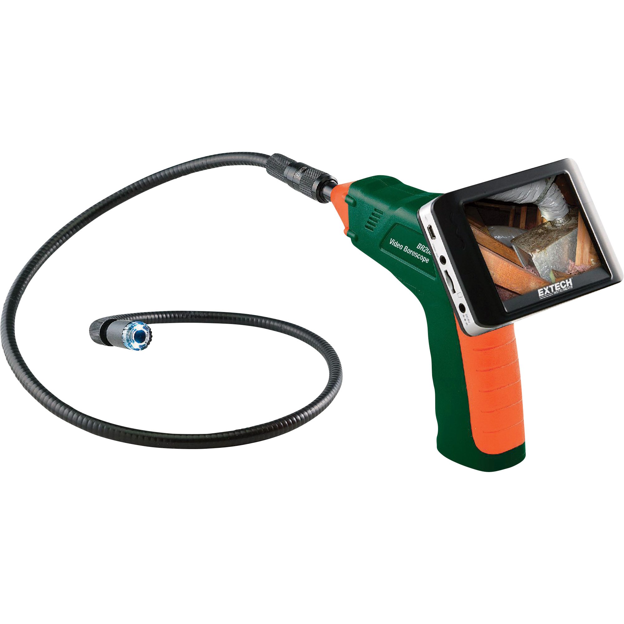 Extech Instruments Video Borescope/Wireless Inspection Camera Kit, Model# BR200